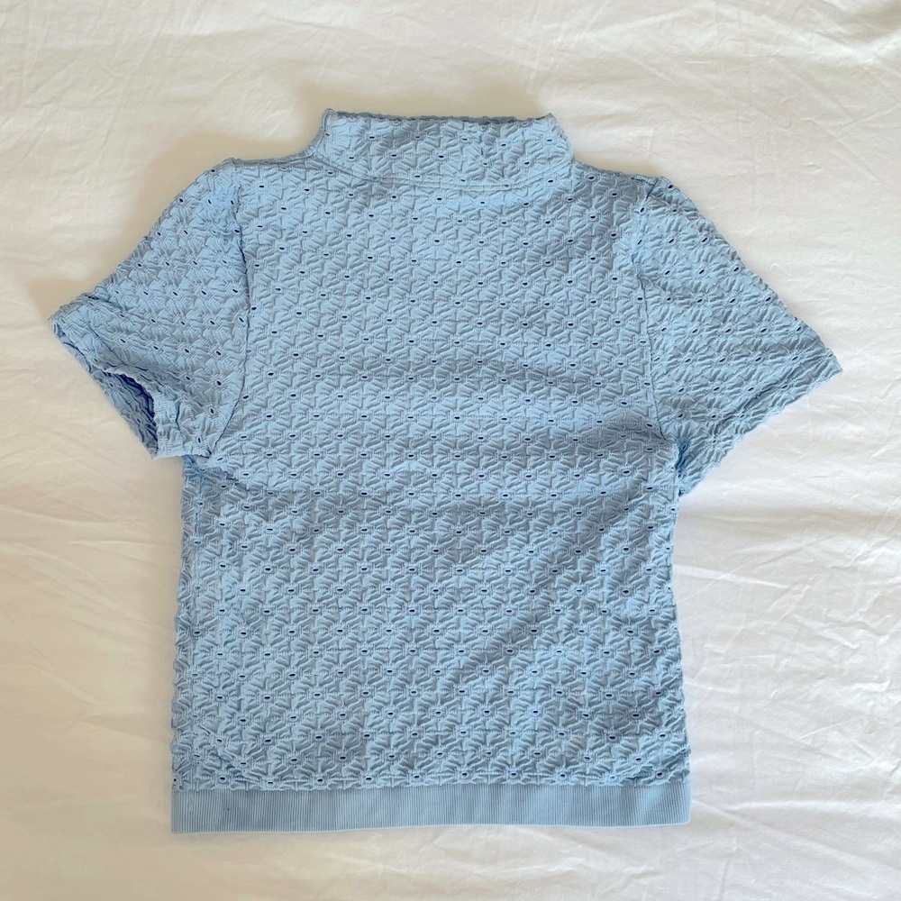 Baby blue top